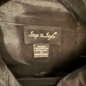 Step In Style Women's Black Blazer high/low